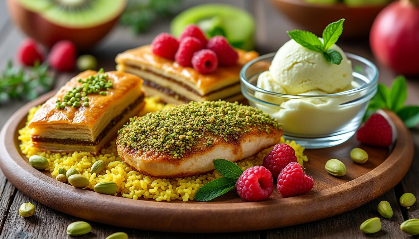 découvrez la pistache, véritable star de la gastronomie, qui séduit autant dans les plats sucrés que salés. explorez ses multiples usages culinaires et laissez-vous tenter par ses saveurs uniques qui rehaussent vos recettes.