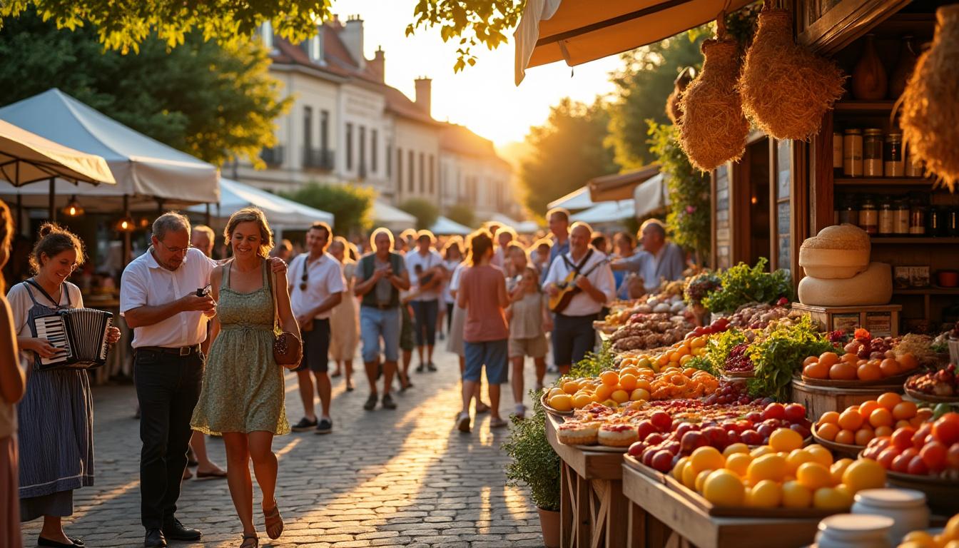 découvrez le marché gourmand de juillet à salviac, un festival vivant où se mêlent saveurs authentiques et mélodies envoûtantes. rejoignez-nous pour une expérience inoubliable de gastronomie locale et de musique festive dans un cadre enchanteur.