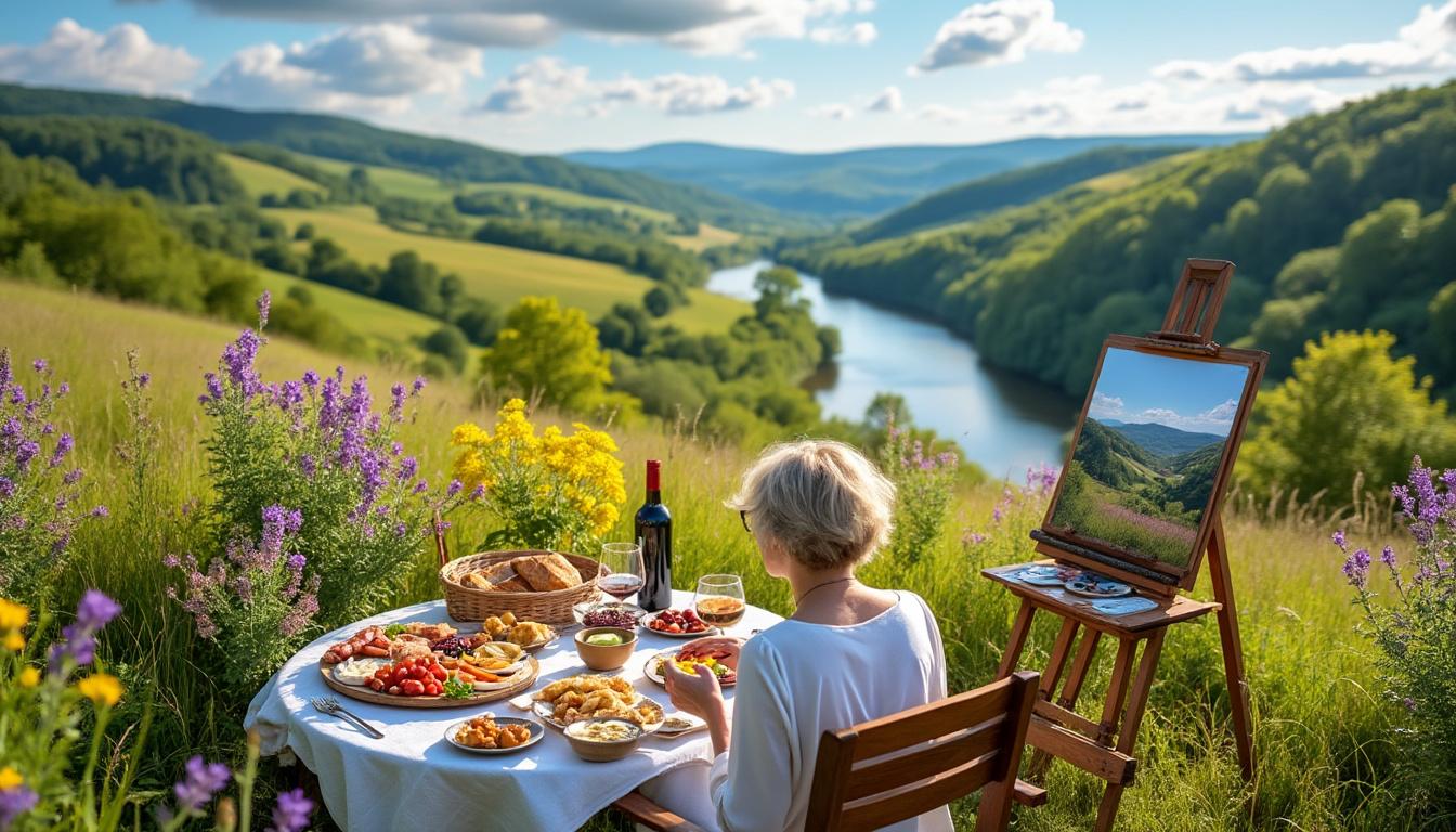 découvrez l'aveyron cet été : une journée d'évasion au cœur de la nature, de l'art et de la gastronomie. profitez de paysages enchanteurs, d'ateliers créatifs et de délices culinaires pour un séjour inoubliable.