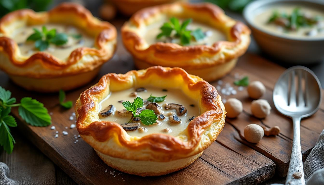 Bouchée à la reine gastronomique : la recette qui met tout le monde d'accord 6 découvrez la recette incontournable de la bouchée à la reine gastronomique : une préparation raffinée, facile à réaliser, qui sublime vos repas et ravit tous les gourmets à coup sûr !