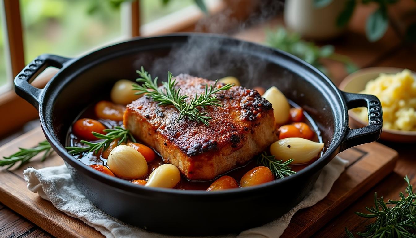Echine de porc confite : ce qu'on ne te dit jamais (mais qui change tout) 6 découvrez tous les secrets de l'échine de porc confite ! astuces inédites, conseils de cuisson et petites choses méconnues qui font toute la différence pour réussir ce plat fondant et savoureux.