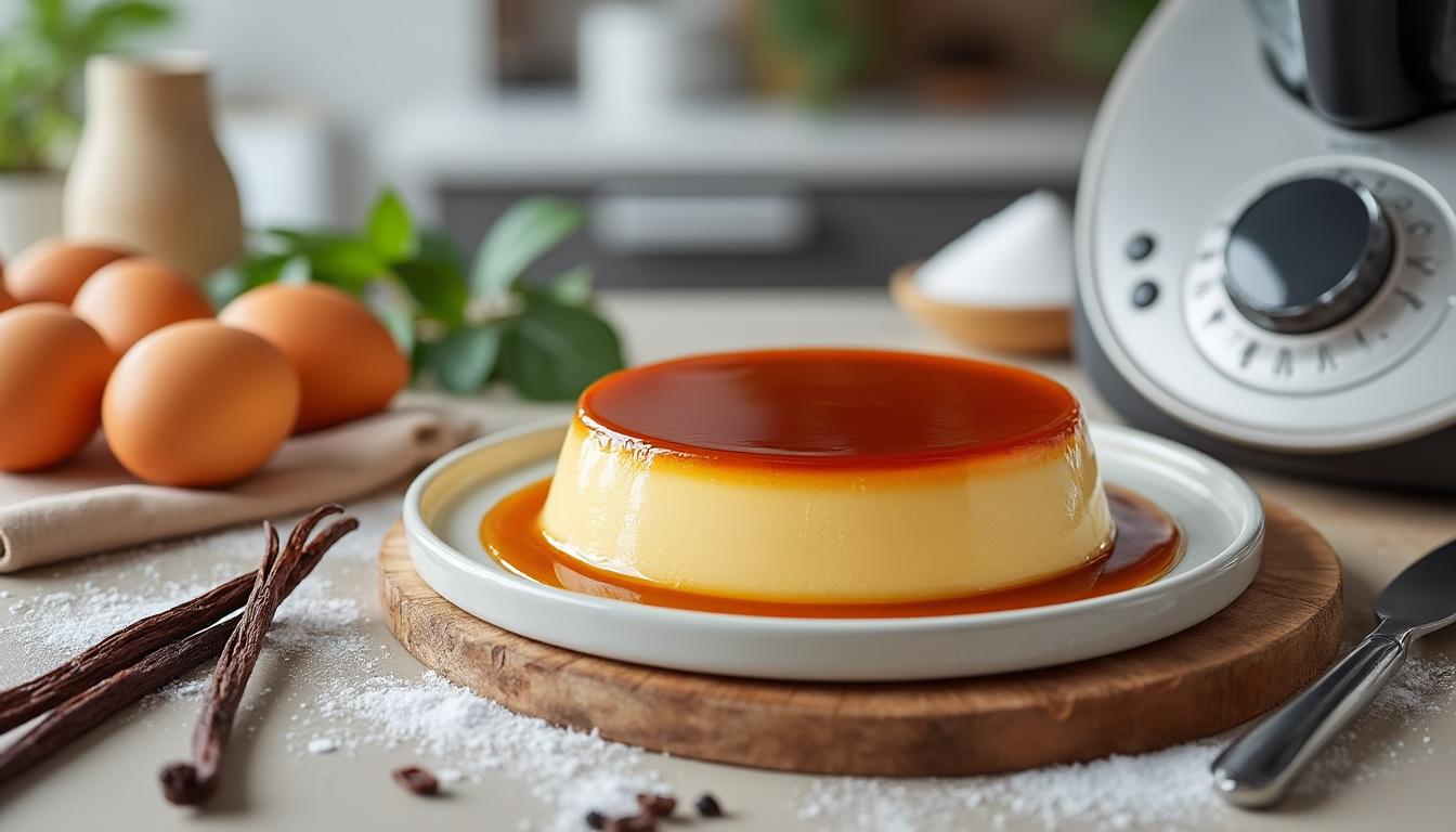 Flan patissier thermomix : booste tes talents avec cette méthode 19 découvrez comment réaliser un flan pâtissier parfait avec votre thermomix ! suivez notre méthode simple, boostez vos talents de pâtissier et régalez toute la famille avec ce dessert classique et gourmand.