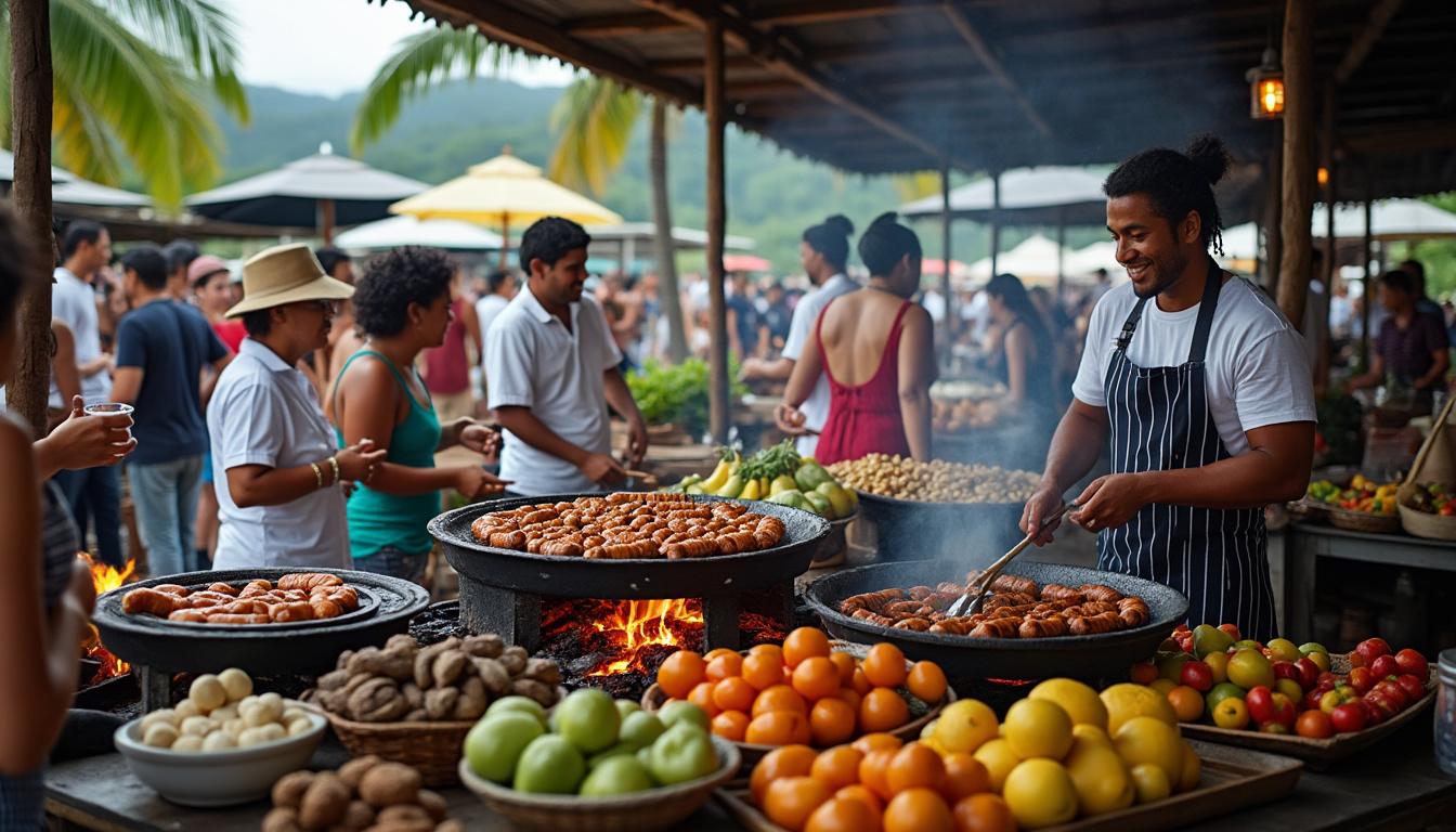 Jeudi Gourmet à Nouméa : des artisans culinaires venus de contrées lointaines 2 découvrez le jeudi gourmet à nouméa : un rendez-vous gourmand où des artisans culinaires venus des quatre coins du monde vous invitent à savourer des spécialités authentiques dans une ambiance conviviale et festive.