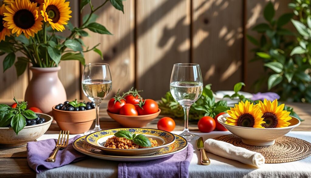 découvrez comment recréer l'ambiance chaleureuse d'une table provençale chez vous. des astuces de dressage aux palettes de couleurs inspirantes, en passant par nos bonnes adresses pour s'équiper, transformez vos repas en une véritable expérience méditerranéenne.