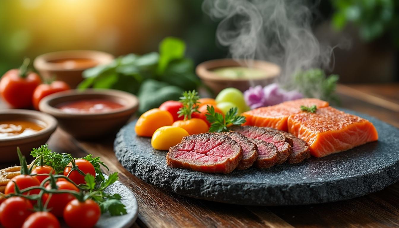 Pierrade recette : ce qu'on ne te dit jamais (mais qui change tout) 2 découvrez les secrets indispensables pour réussir votre pierrade ! astuces, conseils et techniques méconnues qui feront toute la différence lors de vos repas conviviaux. surprenez vos invités avec une pierrade parfaite et savoureuse.