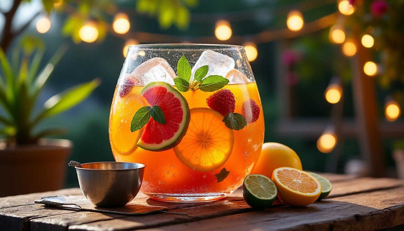 Recette punch simple 5l : fais sensation en quelques minutes 2 découvrez notre recette de punch simple pour 5l : facile, rapide à préparer et idéale pour ravir vos invités en quelques minutes seulement lors de vos soirées conviviales !