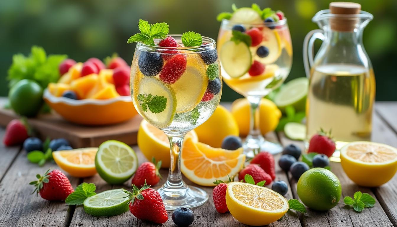 Sangria blanche recette : adopte la technique des pros dès maintenant 10 découvrez notre recette de sangria blanche facile et professionnelle. suivez nos astuces et adoptez la technique des pros pour réussir une sangria rafraîchissante et pleine de saveurs, parfaite pour vos apéritifs et soirées entre amis.