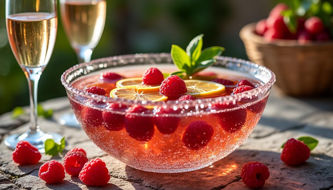Soupe champenoise framboise : la méthode express à tester ce soir 6 découvrez la méthode express pour préparer une délicieuse soupe champenoise à la framboise. idéale pour surprendre vos invités ce soir avec une boisson festive, rafraßchissante et pleine de saveurs !