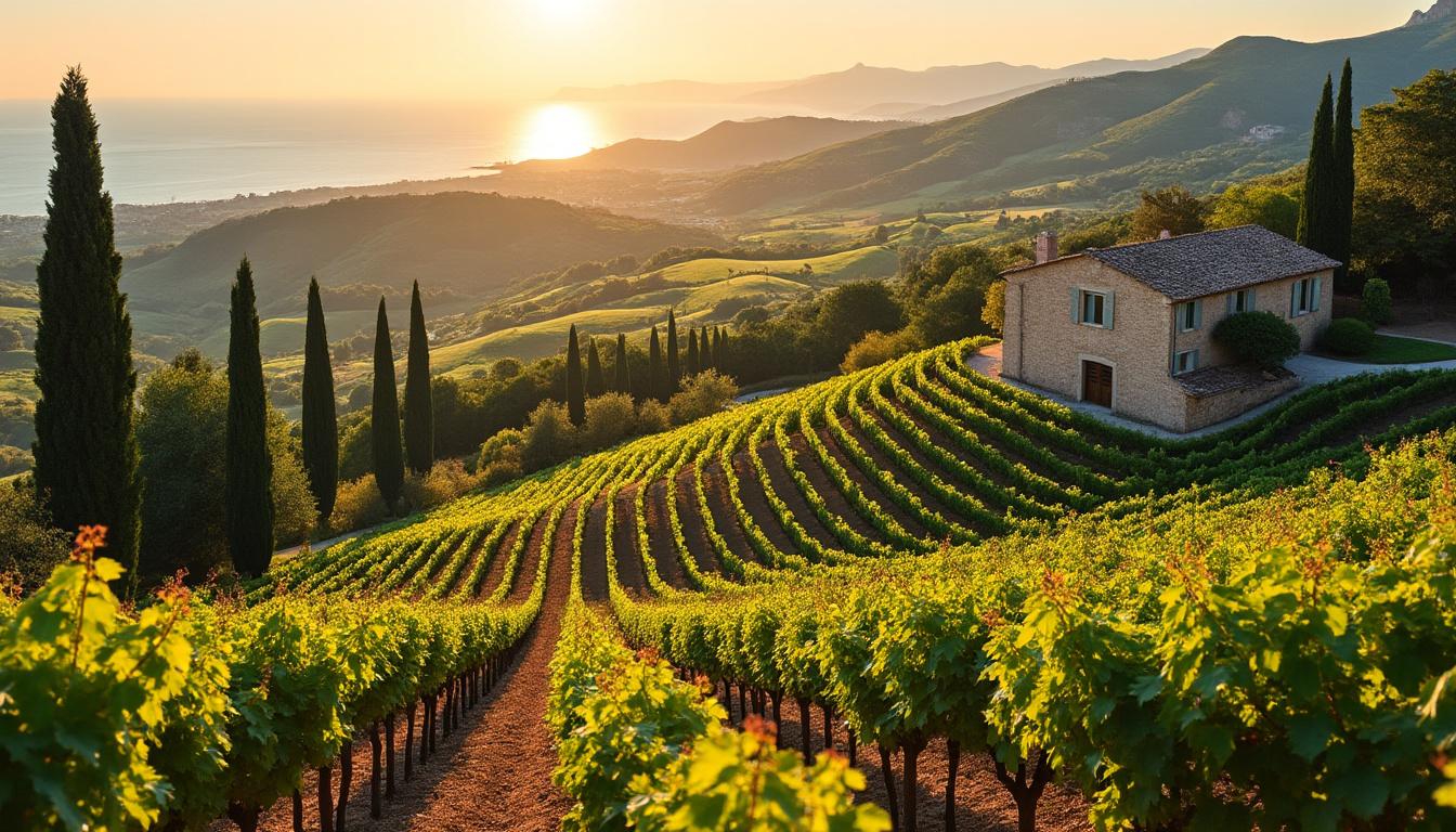 Sur la Route des Rosés : escapade œnologique de vignoble en vignoble en Provence 2 découvrez l'envoûtante route des rosés en provence, une escapade œnologique inoubliable. parcourez des vignobles pittoresques, savourez des rosés raffinés et laissez-vous séduire par les paysages ensoleillés de la région. une immersion sensorielle au cœur d'une tradition viticole d'exception.