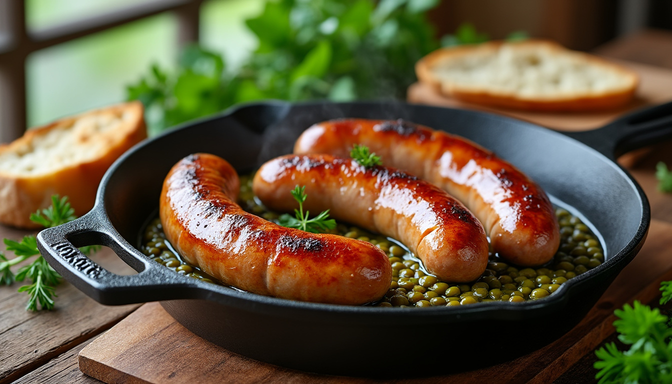 découvrez comment réussir la cuisson des saucisses de couenne en quelques minutes, pour un plat savoureux et convivial qui impressionnera vos invités !