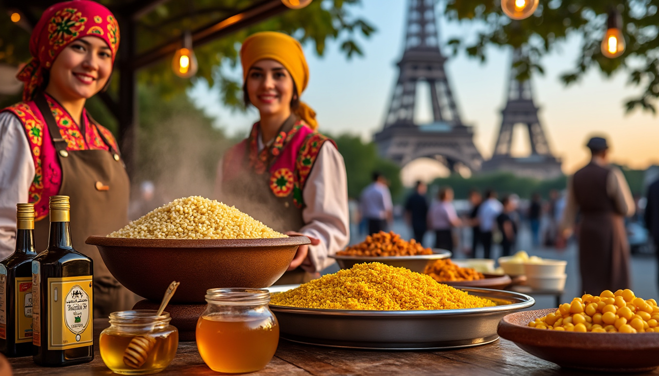 Paris : L'Algérie s'illustre avec sa gastronomie, ses trésors culinaires et un spectacle mémorable 6 découvrez comment l’algérie a enchanté paris avec sa gastronomie raffinée, ses trésors culinaires authentiques et un spectacle inoubliable. une invitation à explorer les saveurs et la culture algériennes au cœur de la capitale française.