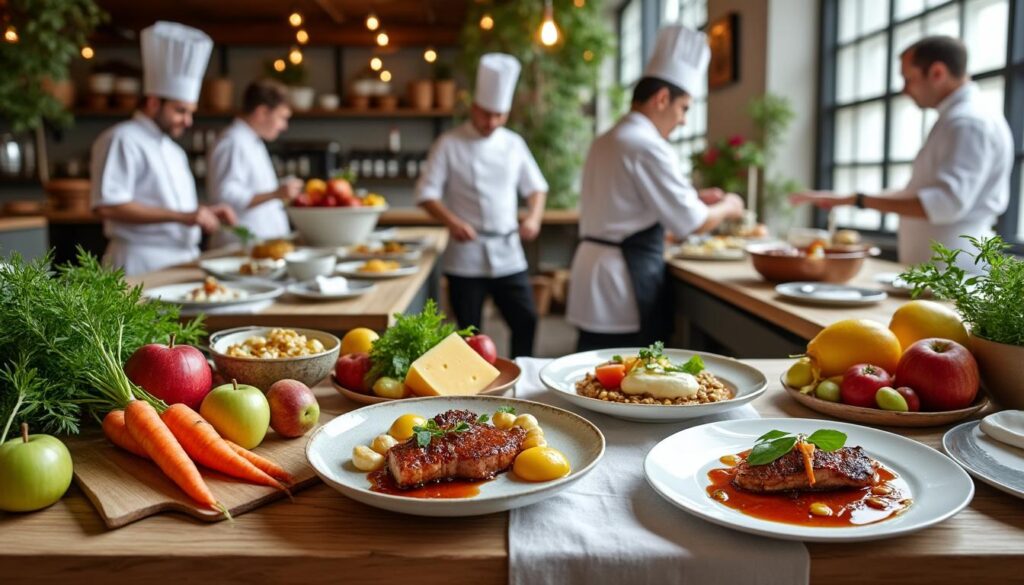 Découvrez le nouveau salon de la gastronomie sarthoise au Mans : Une célébration du terroir en pleine lumière 2 plongez au cœur du terroir avec le nouveau salon de la gastronomie sarthoise au mans. dégustations, rencontres avec des producteurs locaux et saveurs authentiques vous attendent lors de cette célébration gourmande incontournable !