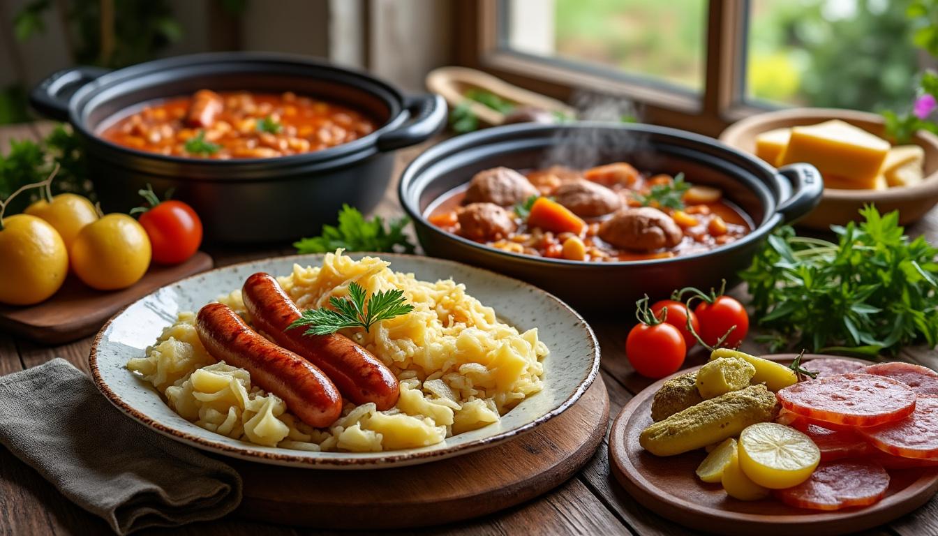 découvrez un voyage gustatif à travers la france avec les plats régionaux emblématiques, de la choucroute au cassoulet en passant par la raclette. plongez dans les traditions culinaires et les saveurs qui font la richesse du patrimoine français.