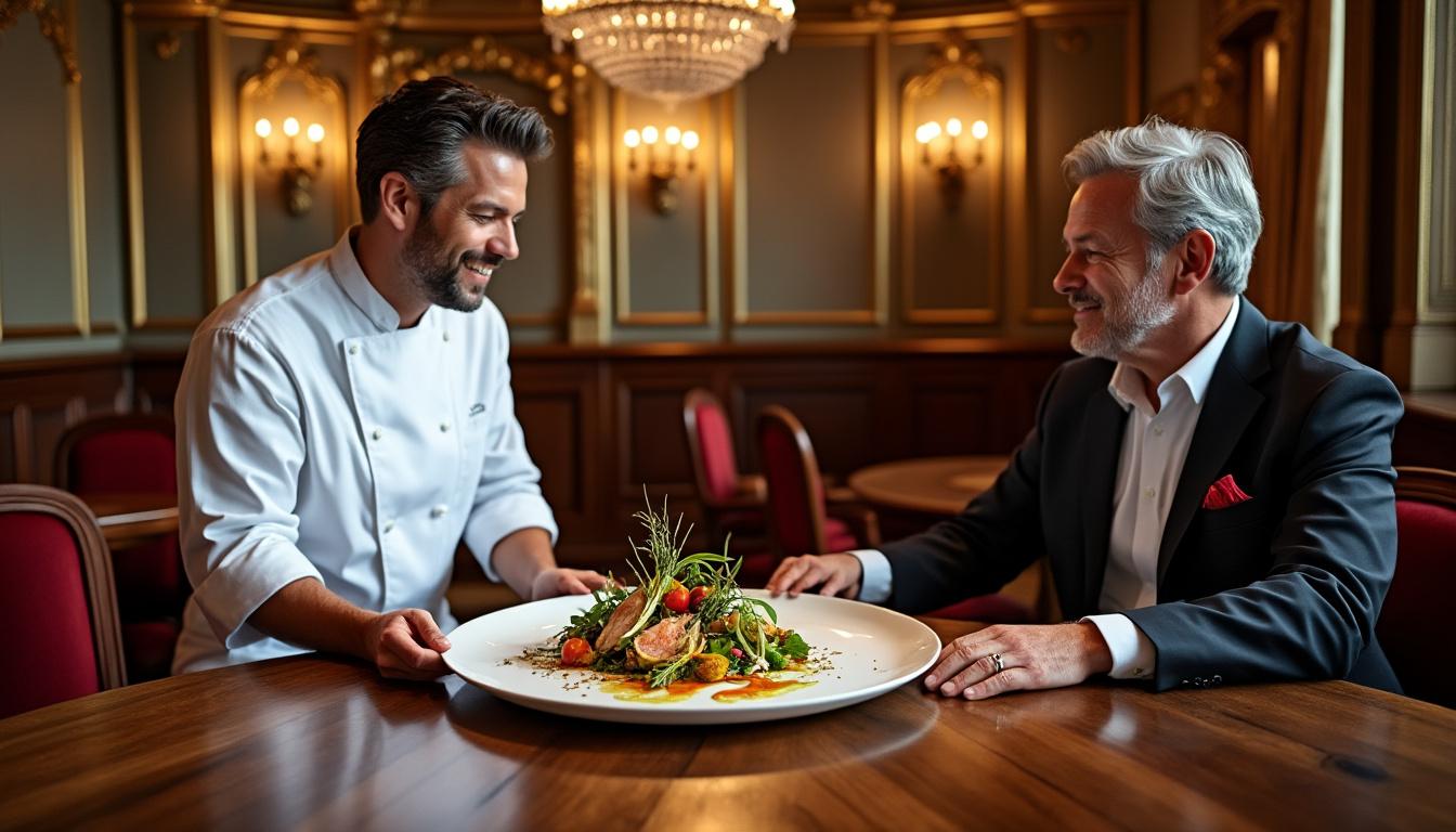 découvrez comment un chef étoilé de copenhague s’initie à la gastronomie locale aux côtés de vasco baldisserotto au restaurant opéra de rodez. un voyage culinaire unique entre traditions aveyronnaises et inspiration nordique.