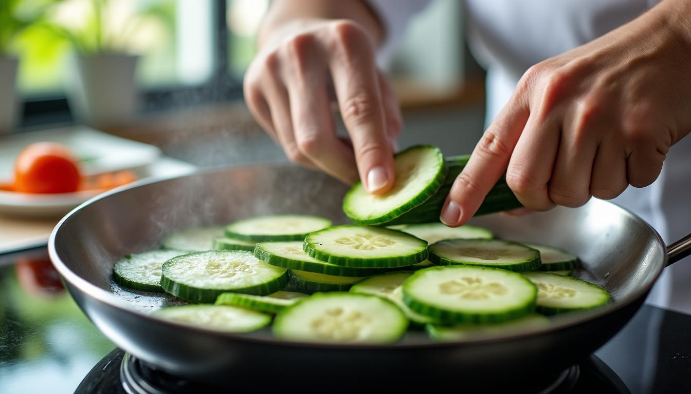 découvrez comment les concombres peuvent remplacer l'huile de cuisson dans vos recettes, et explorez si cette astuce culinaire innovante est une véritable révolution ou simplement une tendance naïve en gastronomie.