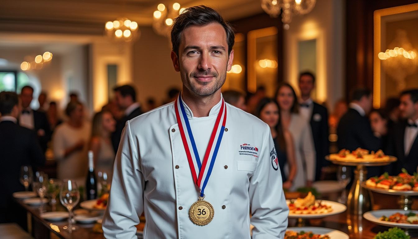découvrez comment michaël arnoult de lyon a été couronné chef de l'année aux trophées de la gastronomie et des vins, célébrant son talent et son excellence culinaire.
