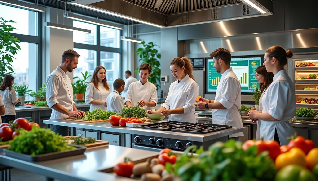 comillas conclut avec succès deux formations innovantes en collaboration avec la chaire en gastronomie, innovation culinaire et durabilité, alliant savoir-faire culinaire et pratiques durables.