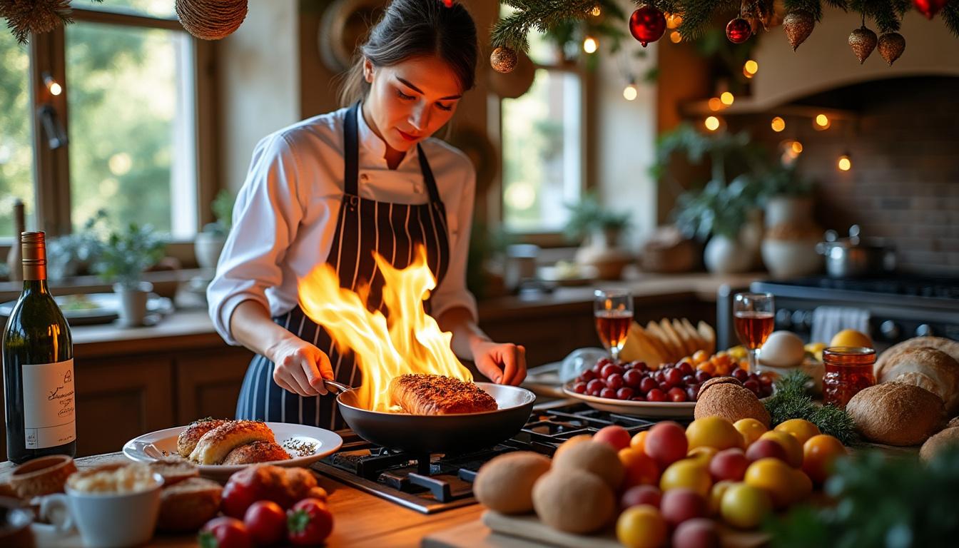 le 13h de tf1 célèbre noël en mettant à l'honneur l'occitanie avec une délicieuse recette gourmande venue du gers, pour des fêtes savoureuses et authentiques.