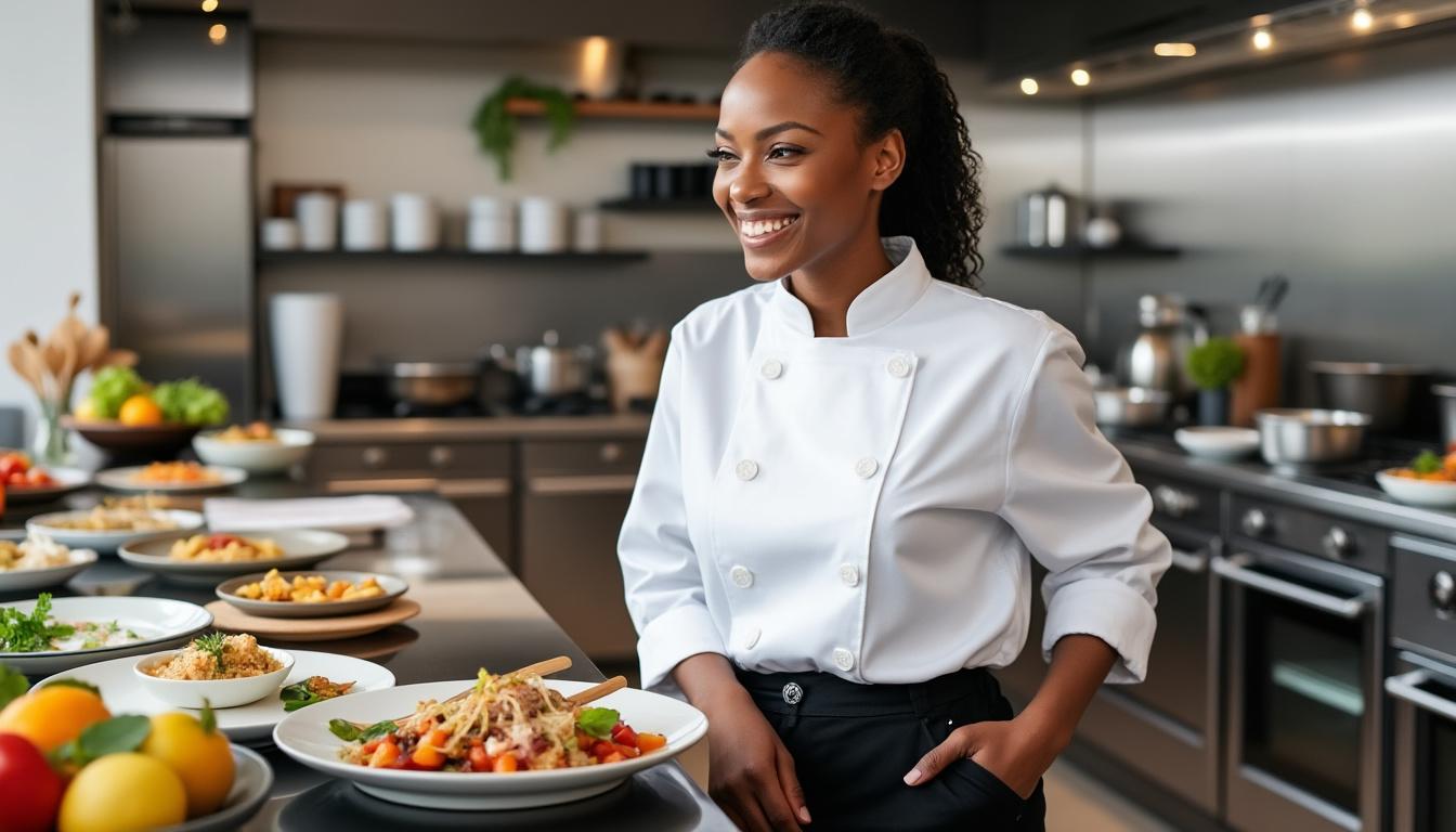 découvrez nathalie brigaud ngoum, une chef passionnée aux talents multiples, reconnue pour sa créativité culinaire et son savoir-faire exceptionnel.