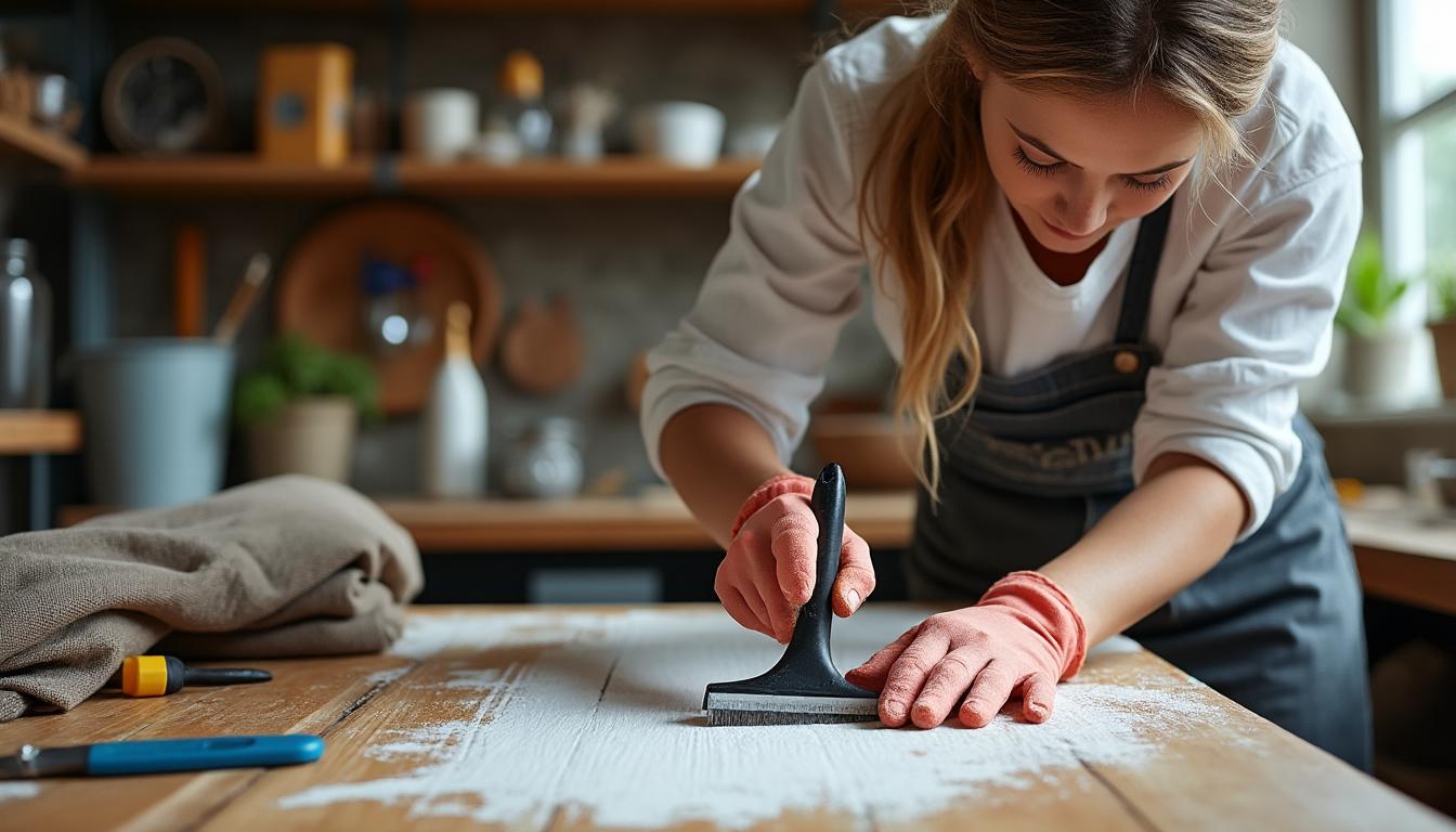 découvrez des techniques efficaces pour retirer la peinture du bois tout en préservant sa surface, afin de restaurer sa beauté naturelle sans l'endommager.