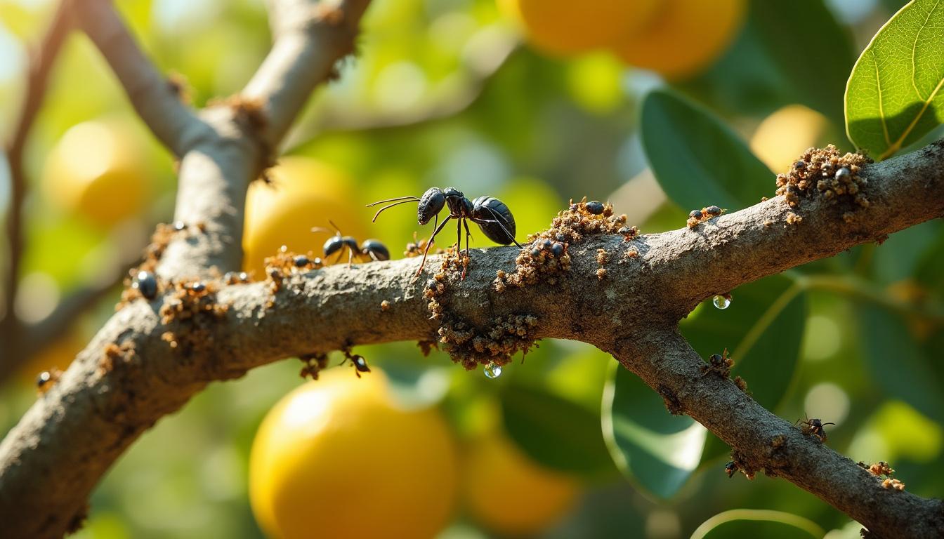 Envahissement de mon citronnier par des fourmis : causes et méthodes efficaces pour s'en débarrasser 6 découvrez les causes de l'envahissement de votre citronnier par des fourmis et apprenez des méthodes efficaces pour les éliminer et protéger votre arbre.