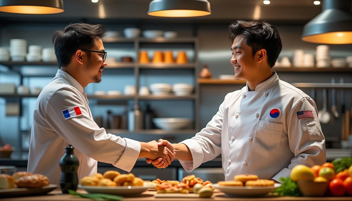 la fkcci et escoffier international corée du sud unissent leurs forces pour promouvoir et valoriser la gastronomie française en corée, mettant en avant la richesse culinaire et culturelle.