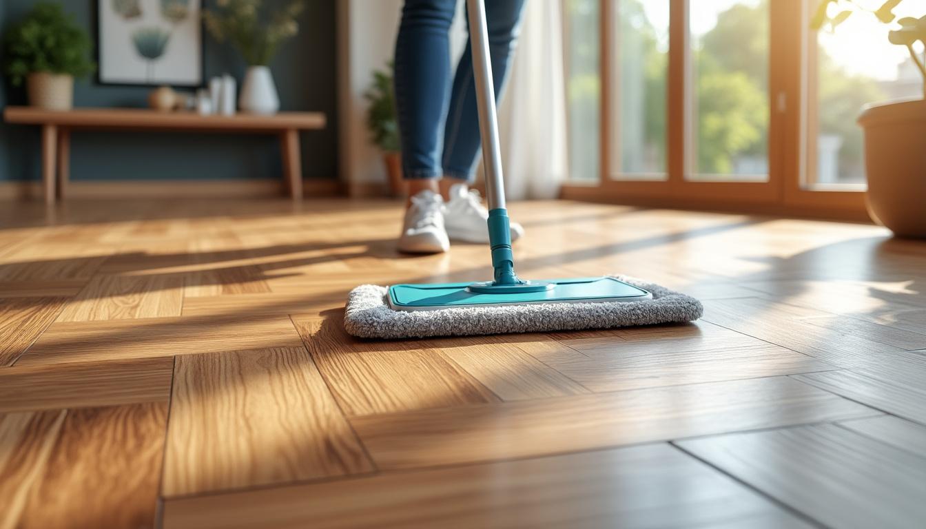 Parquet en bois : techniques et conseils essentiels pour un nettoyage impeccable 13 découvrez les techniques et conseils essentiels pour nettoyer efficacement votre parquet en bois et préserver sa beauté naturelle.