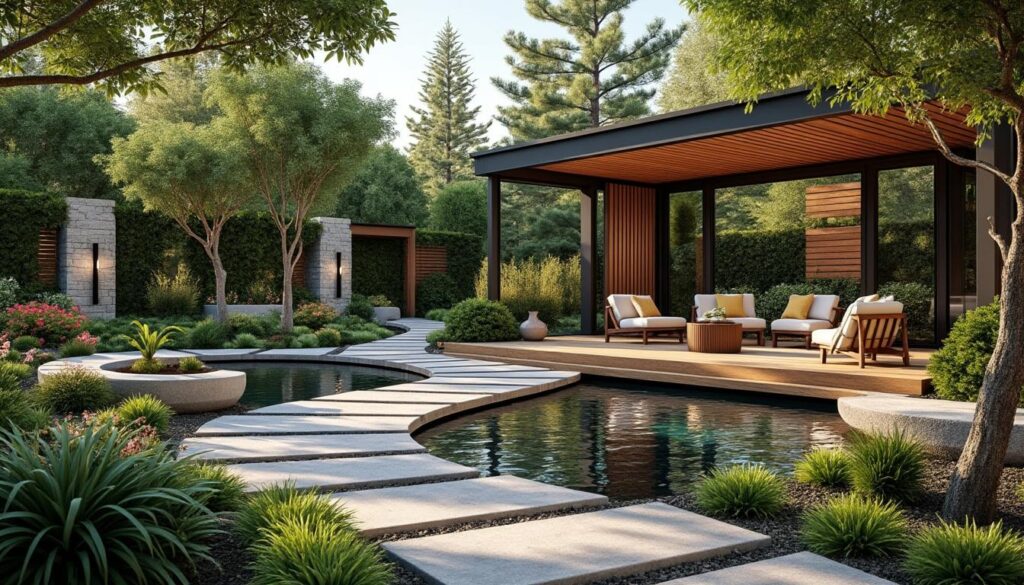 découvrez 50 idées créatives pour l'aménagement paysager de votre jardin, accompagnées d'estimations budgétaires pour réaliser vos projets en toute sérénité.