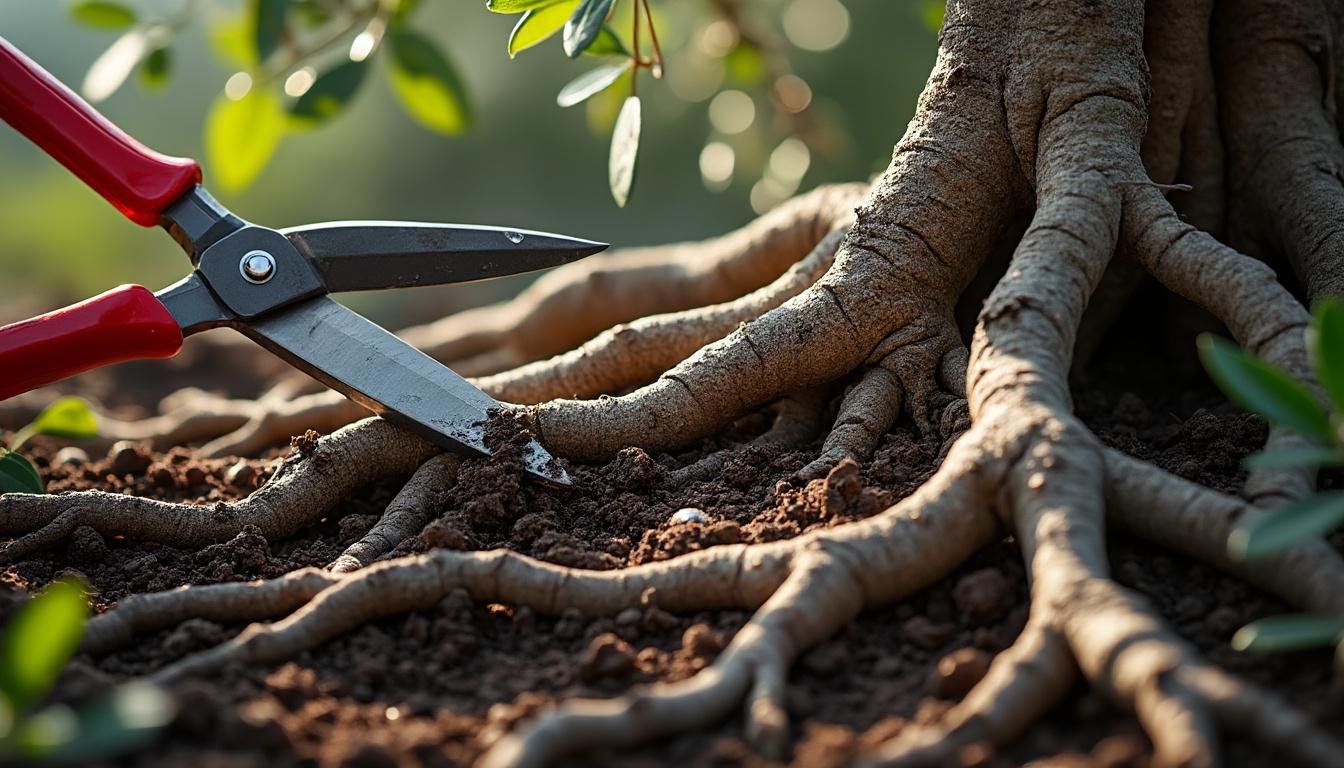 Est-il sans risque de tailler les racines d’un olivier ? 2 découvrez si tailler les racines d'un olivier est sans risque, les précautions à prendre et comment bien procéder pour préserver la santé de votre arbre.