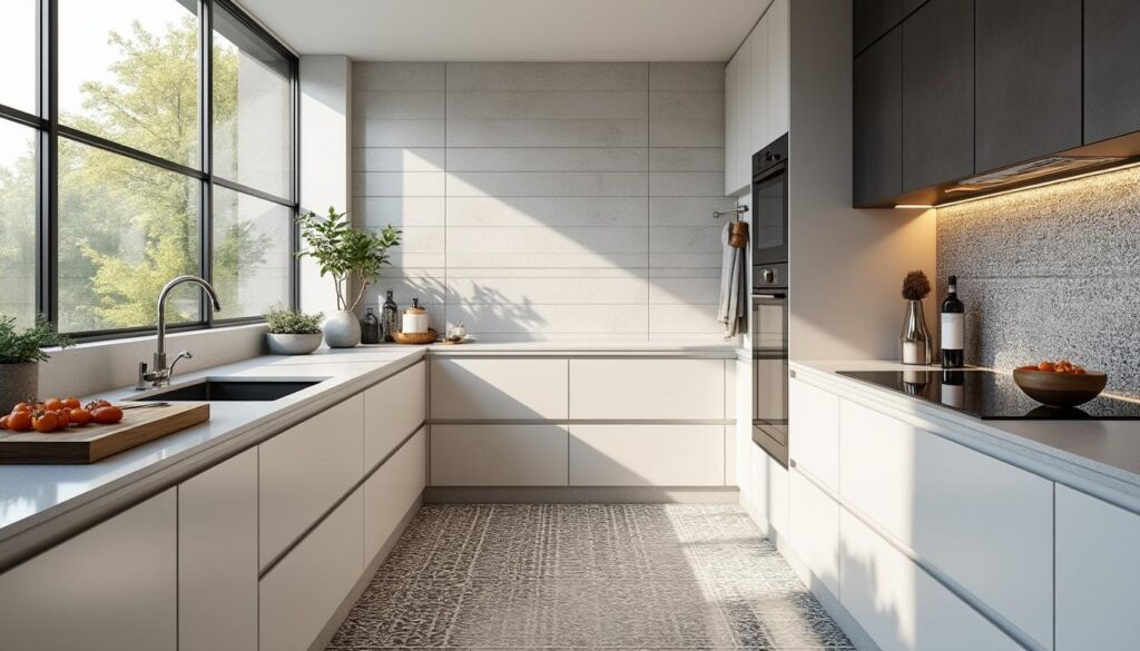 découvrez 30 idées élégantes de carrelage de cuisine adaptées à tous les budgets pour transformer votre espace avec style et praticité.