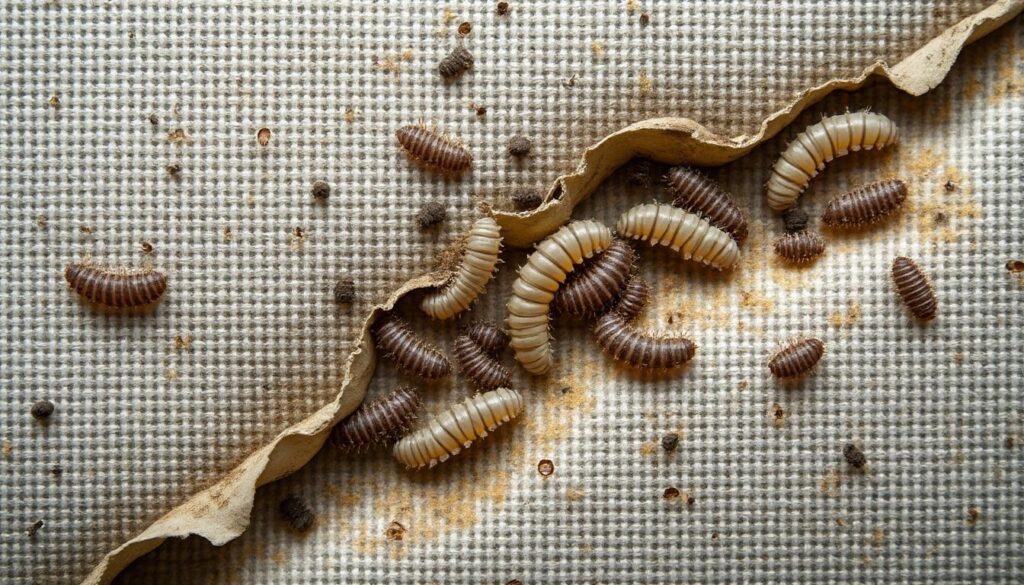 découvrez comment identifier une infestation de larves d'anthrène dans votre matelas et les éliminer efficacement pour retrouver un sommeil sain et sans nuisibles.