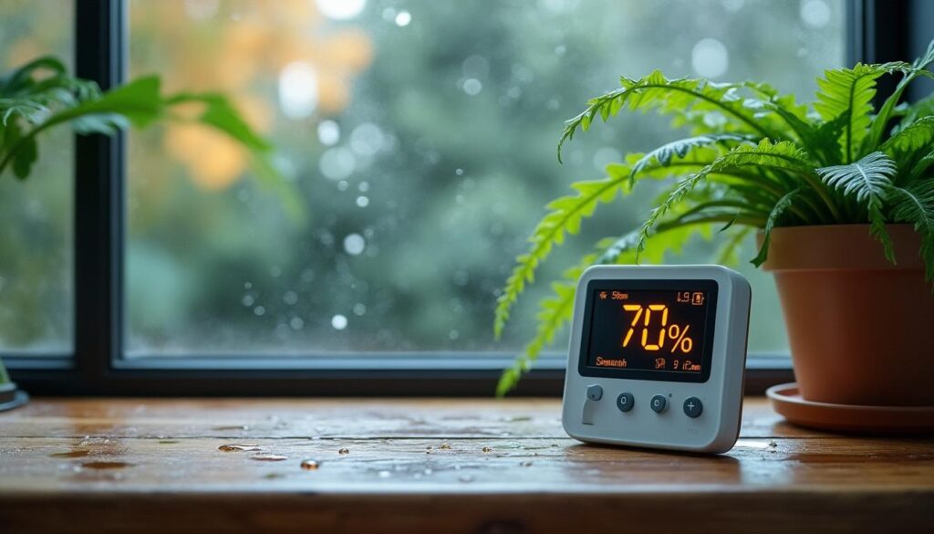 découvrez comment comprendre, mesurer et corriger un taux d'humidité de 70% dans votre maison pour préserver votre confort et éviter les problèmes liés à l'humidité.