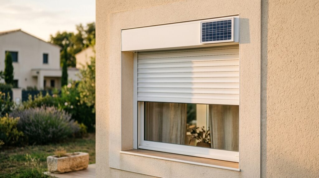 volet roulant solaire maison renovation