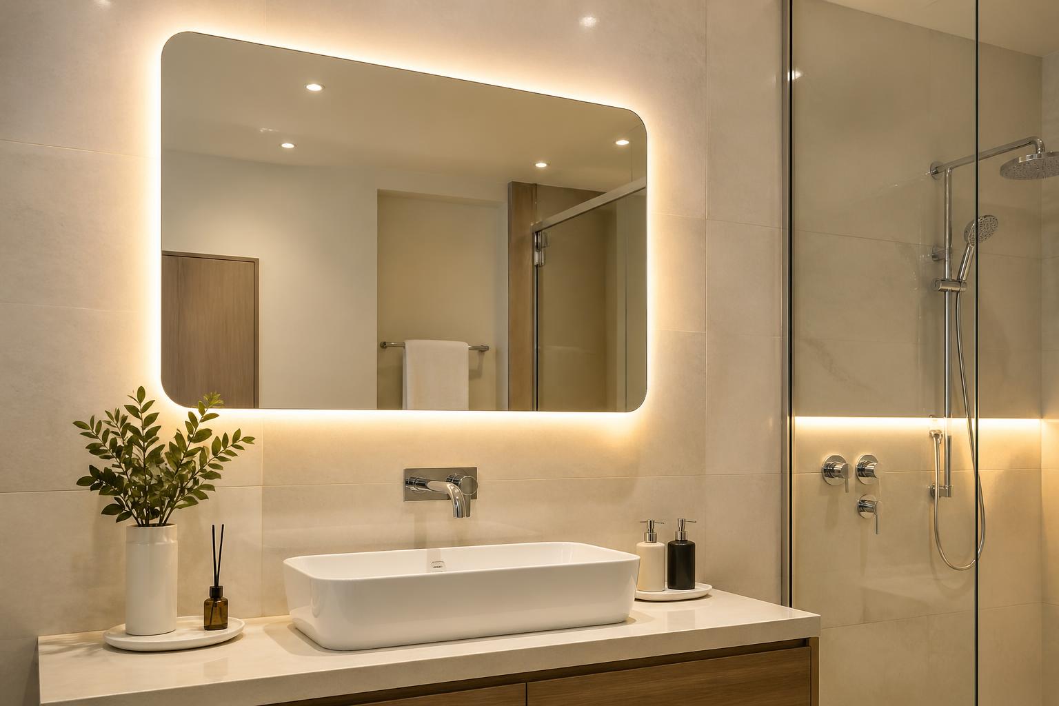 découvrez notre guide pratique pour bien choisir et installer un miroir éclairant dans votre salle de bain, alliant design, fonctionnalité et confort.