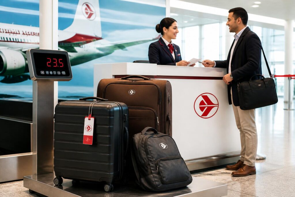 découvrez tout ce qu'il faut savoir sur les bagages air algérie : franchise, dimensions autorisées, conseils pratiques et informations essentielles pour un embarquement sans souci.