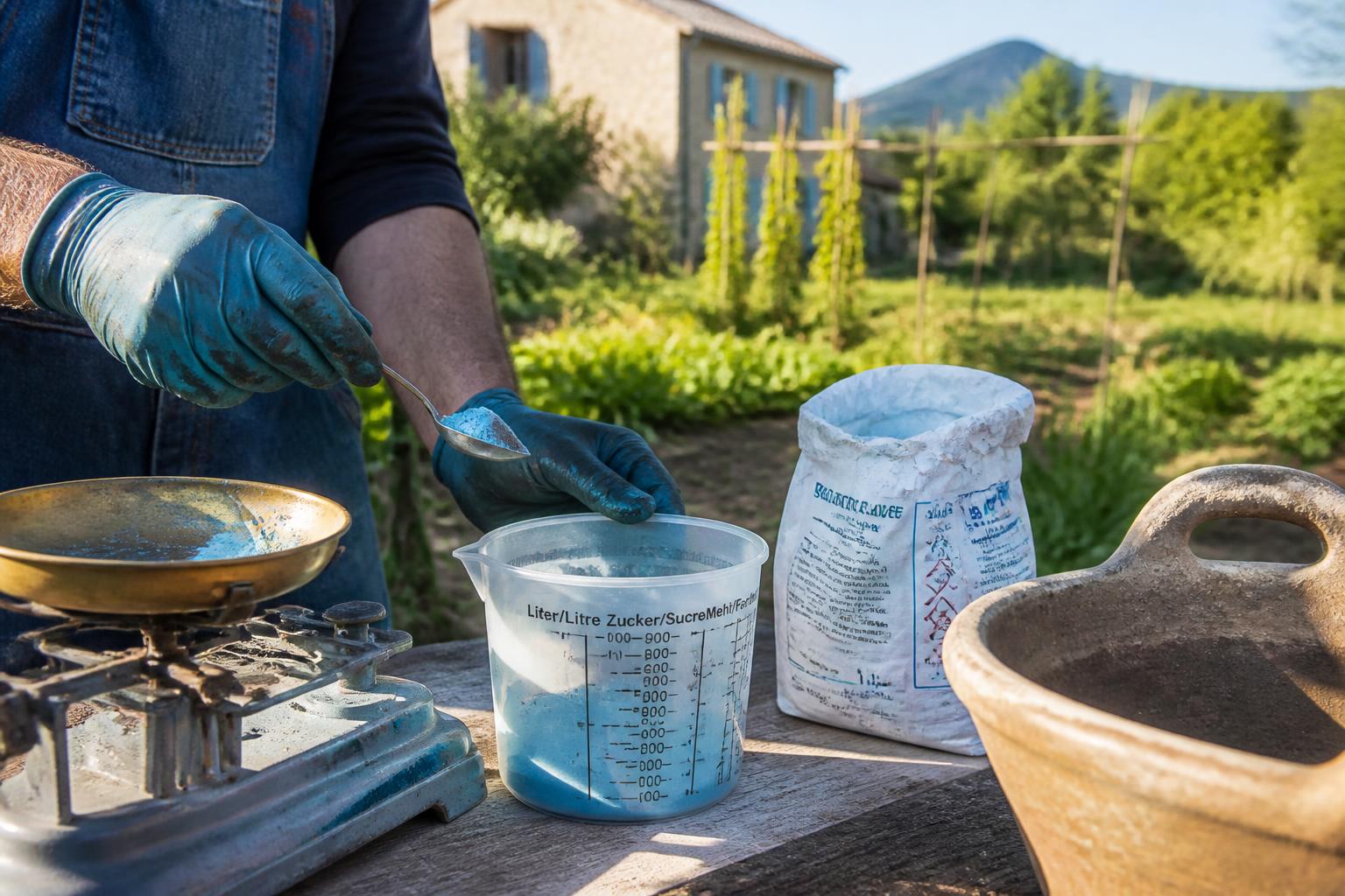 découvrez le dosage précis de la bouillie bordelaise pour 1 litre en fonction de la culture à traiter. guide pratique pour un traitement efficace et adapté à vos plantes.