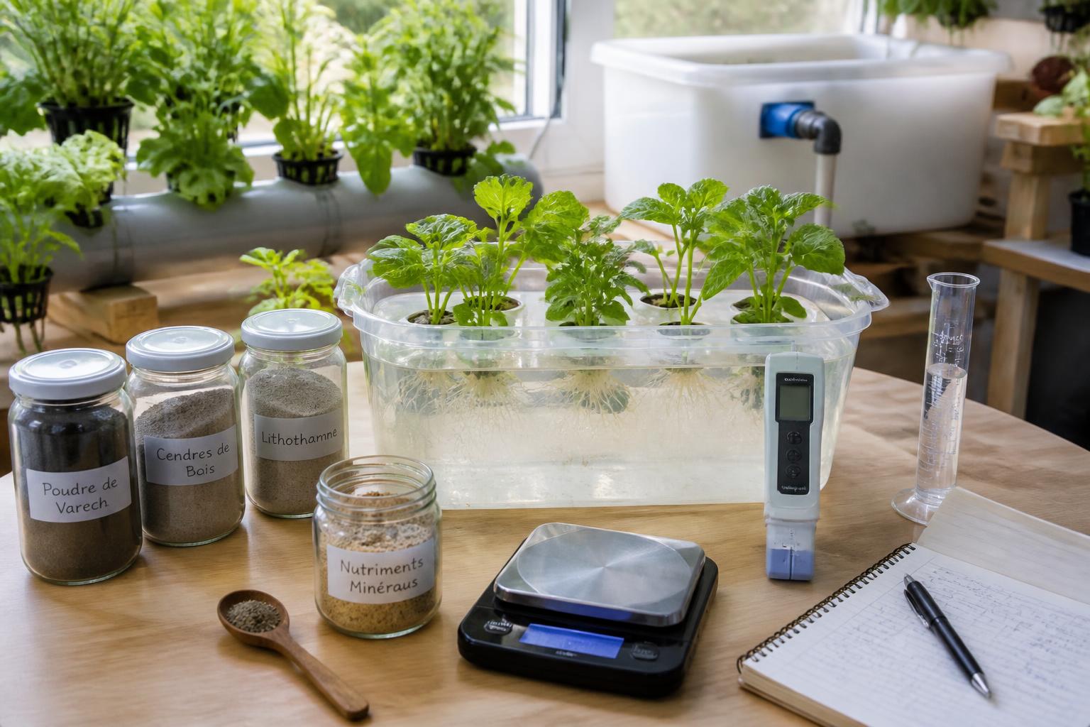apprenez à fabriquer votre propre engrais hydroponique maison économique pour nourrir efficacement vos plantes en culture hydroponique.