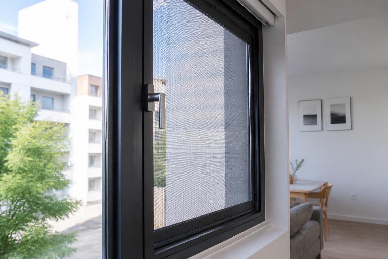 découvrez notre moustiquaire pour fenêtre sans perçage, la solution discrète et pratique parfaite pour protéger votre logement en location sans endommager les murs.