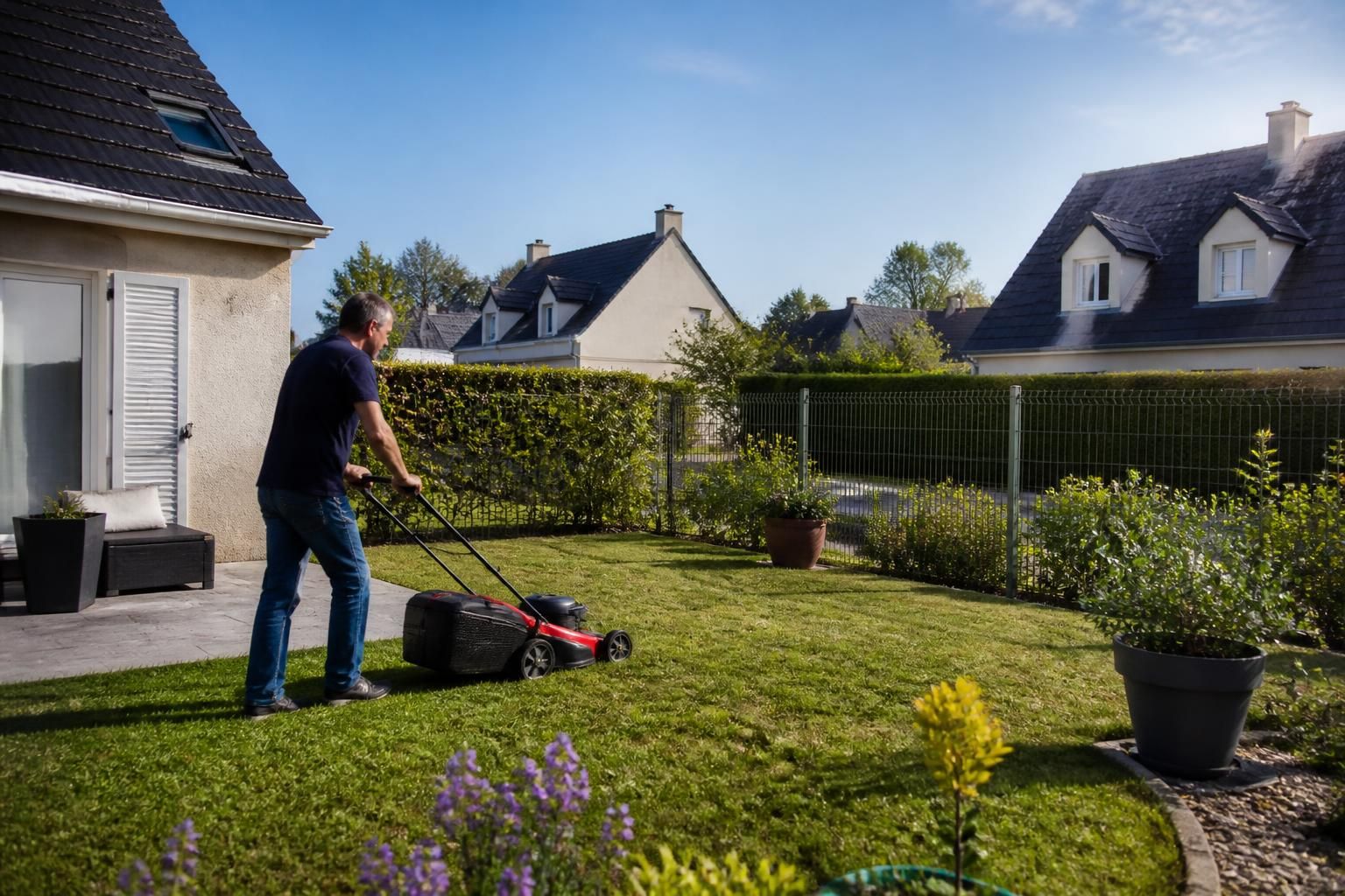 Tondre sa pelouse le dimanche : les rÚgles légales à connaßtre 2 découvrez les rÚgles légales à respecter pour tondre votre pelouse le dimanche sans enfreindre la loi et éviter les nuisances sonores.