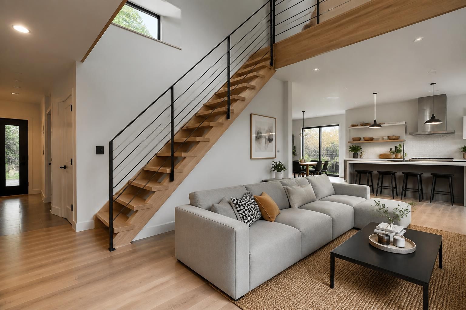 Comment intégrer un escalier au centre du salon tout en préservant la fluidité de circulation 2 découvrez comment intégrer un escalier au centre du salon tout en assurant une circulation fluide et harmonieuse, avec des conseils pratiques pour optimiser l'espace et le design.