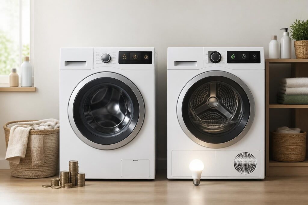 découvrez notre comparatif complet entre sèche-linge à condensation et pompe à chaleur pour choisir l'option la plus économique en termes d'énergie et de prix.