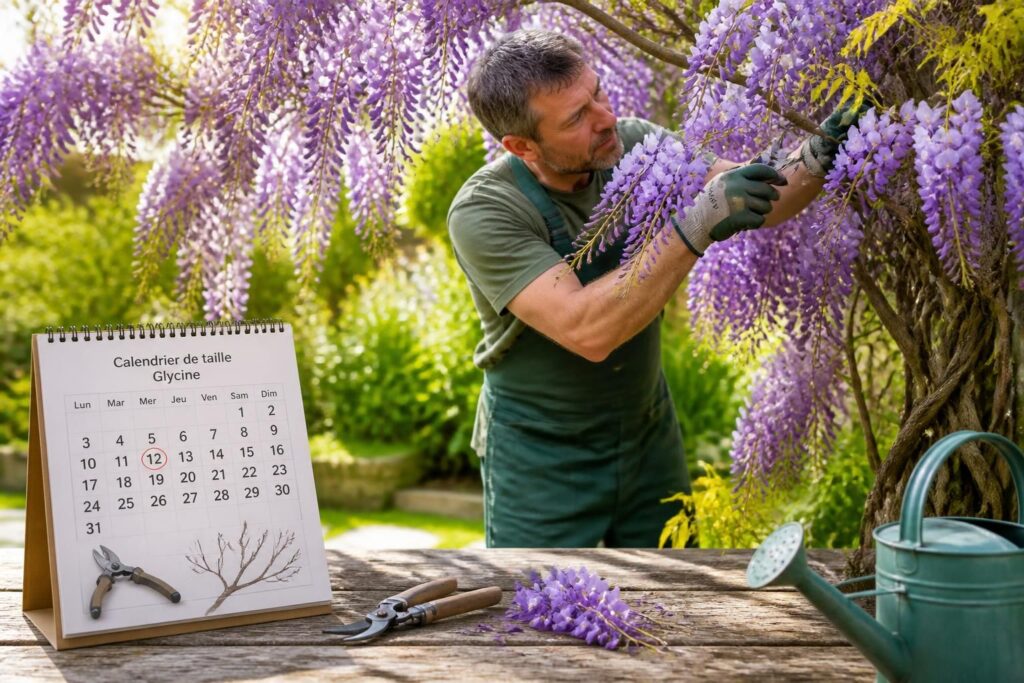 découvrez le calendrier idéal pour tailler votre glycine au bon moment afin de favoriser une floraison abondante et préserver la santé de votre plante.