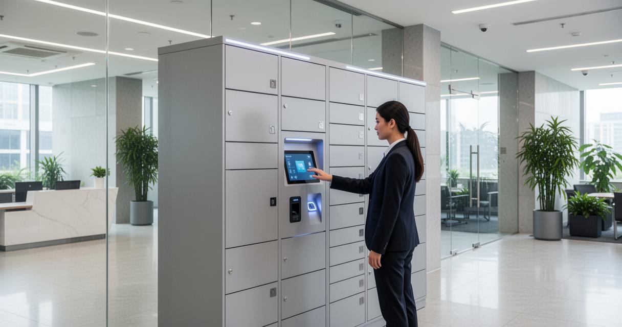 Optimiser la logistique avec un casier connecté pour le retail et entreprises 4 430141 0