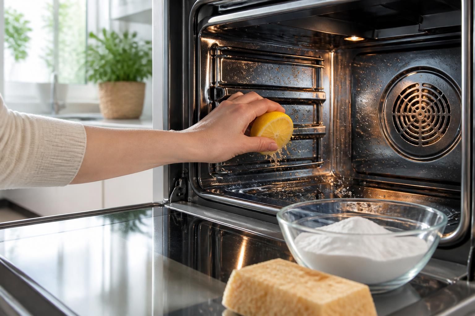 découvrez comment nettoyer votre four naturellement avec du citron, une astuce simple et efficace pour éliminer les graisses tenaces sans produits chimiques.